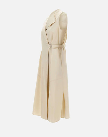 Vestito a vestaglia in cotone elasticizzato 50557446 131 BOSS 