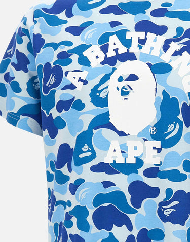 T-shirt "College ABC Camo" 001CSM301011M BLUE BAPE 