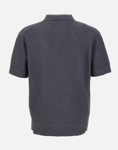 Polo traforata in cotone vintage 301223 033 KANGRA 
