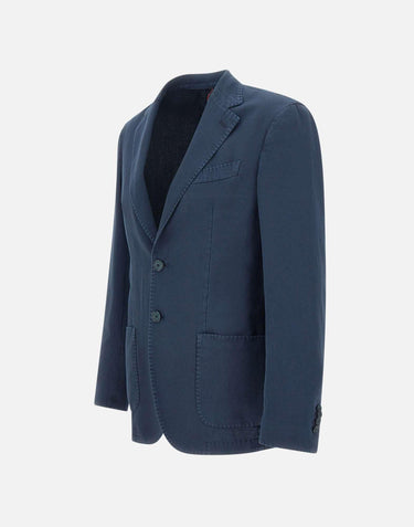 Blazer in cotone e lino DS3177 78B SANTANIELLO 