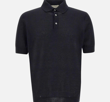 Polo in crepe di cotone PL1MC CR14T990 FILIPPO DE LAURENTIIS 