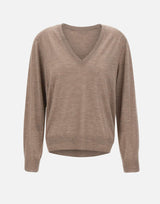 Maglia "Julio" in cashmere JULIO TAUPE LOULOU DE SAISON 
