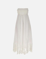 Abito bustier in tela di lino 2616221012600 002 MAX MARA STUDIO 