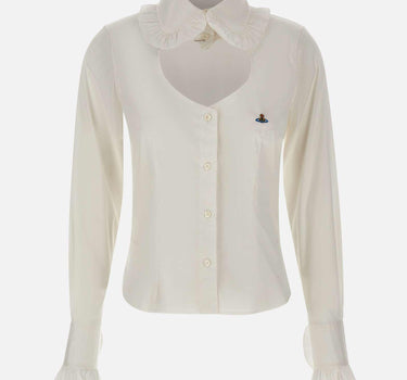"Toulouse Frill Shirt" 1501006C W018MA401 VIVIENNE WESTWOOD 