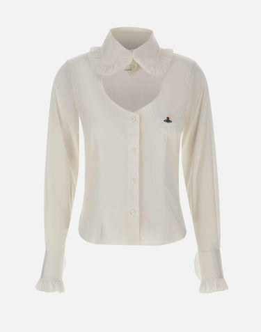 "Toulouse Frill Shirt" 1501006C W018MA401 VIVIENNE WESTWOOD 