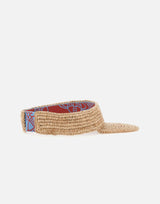 Visiera in rafia 8102002T K005NC401 VIVIENNE WESTWOOD 