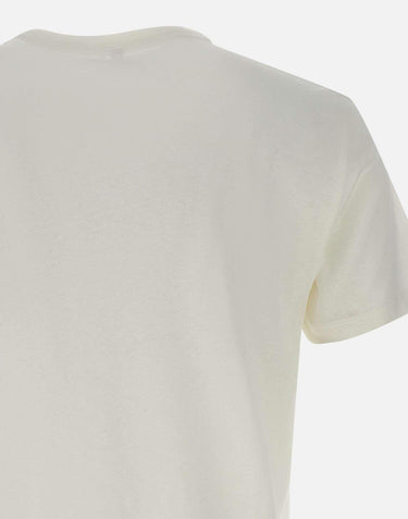 "Jersey linen t-shirt" T35132 31 SUN68 
