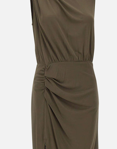 Abito con spacco CF5374J4958 X0708 LIU-JO 