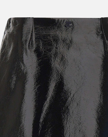 "One minute vinyl skit" 425CJU316VY0014 BLACK COURREGES 