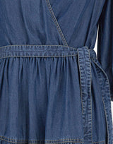 Abito effetto denim 50559071 420 BOSS 