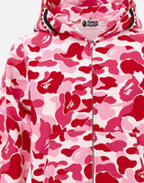 Felpa con cappuccio "ABC Camo 2nd Shark" 001ZPM301008M PINK BAPE 