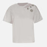 T-shirt con ricami gioiello CA6160JS088 11111 LIU-JO 