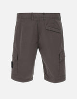 Shorts in broken twill effetto "old" L100018S0004 V0165 STONE ISLAND 