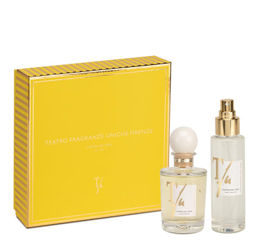 Gift Box Fragranza Ambiente 100ml + Fragranza Tessuti 100ml "Pompelmo Pepe" GIFTBOXPPTFU 100ML TEATRO FRAGRANZE UNICHE FIRENZE 