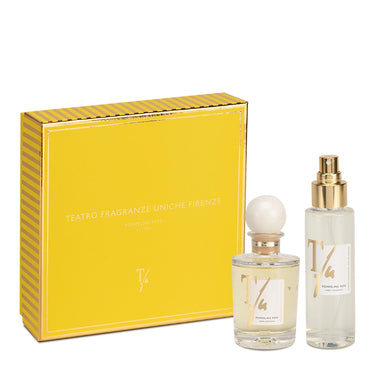 Gift Box Fragranza Ambiente 100ml + Fragranza Tessuti 100ml "Pompelmo Pepe" GIFTBOXPPTFU 100ML TEATRO FRAGRANZE UNICHE FIRENZE 