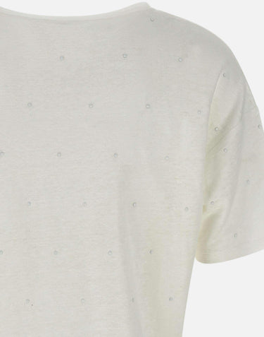 T-shirt in lino 198021 001 KANGRA 