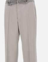 Pantaloni sartoriali con vita in denim SH0KA0062 MTN130961 MM6 MAISON MARGIELA 