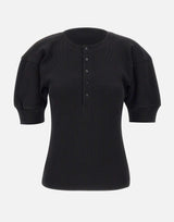 "Grey Marl Sweater" 1425JTP006684A BLACK VICTORIA BECKHAM 