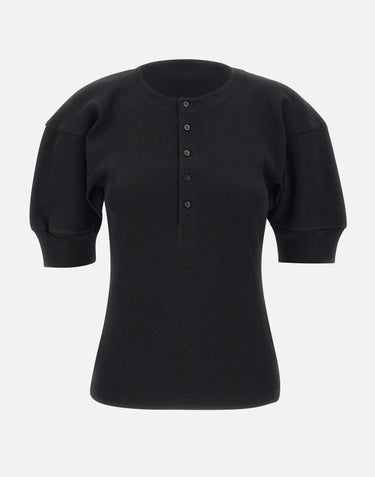 "Grey Marl Sweater" 1425JTP006684A BLACK VICTORIA BECKHAM 