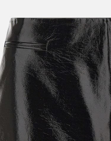 "One minute vinyl skit" 425CJU316VY0014 BLACK COURREGES 