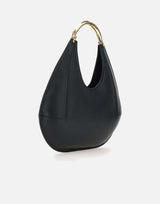 Borsa hobo grande in materiale sintetico con cuciture logo BS76A52E2 110 ELISABETTA FRANCHI 