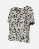 Blusa in viscosa stampata SP1OR016 3003 KAOS 