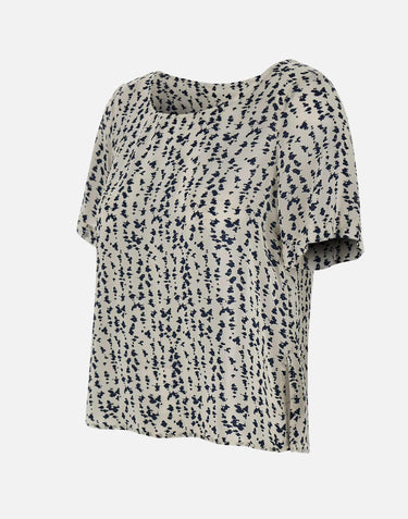 Blusa in viscosa stampata SP1OR016 3003 KAOS 