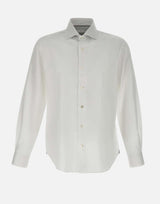 Camicia in cotone e lino K75CAMH03 TES0I35301 ELEVENTY 