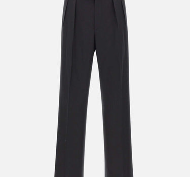 Pantaloni in lana vergine con cintura PNEVIL24550012 N1264 TAGLIATORE 
