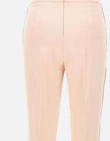 Pantaloni in crêpe leggero e raso PA19063E2 EA1 ELISABETTA FRANCHI 