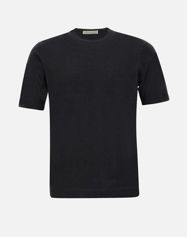 T-shirt in lana, seta e cashmere TS0MC LSC18R990 FILIPPO DE LAURENTIIS 