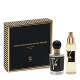 Gift Box Fragranza Ambiente 100ml + Fragranza Tessuti 100ml "Nero Divino" GIFTBOXNDTFU 100ML TEATRO FRAGRANZE UNICHE FIRENZE 