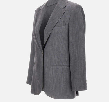 Blazer in denim UF5141D0266 87457 LIU-JO 