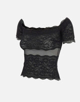 Top in pizzo 2C451A N0990 BLUMARINE 
