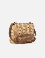 Borsa a tracolla in paglia 50563320 119 BOSS 
