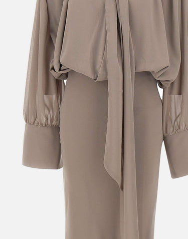 Abito lungo in chiffon 115520 816 ROTATE BIRGER CHRISTENSEN 