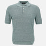 Polo in misto lino 57118 18641485 GRAN SASSO 