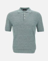Polo in misto lino 57118 18641485 GRAN SASSO 
