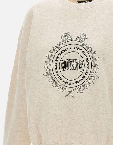 "Heavy sweat crewneck" 114381 3070 ROTATE BIRGER CHRISTENSEN 