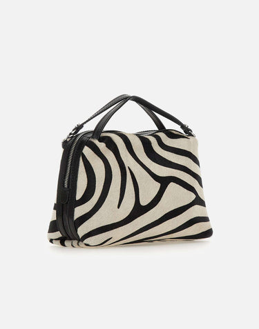 Borsa a mano "Alifa" BS12498 CAVINTZEBRABIANCONERO GIANNI CHIARINI 