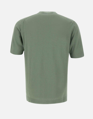 T-shirt in crepe di cotone TS0MC CR14R520 FILIPPO DE LAURENTIIS 