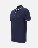 Polo in piquet di cotone stretch NPMB250140STDW U806 FAY 