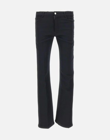 "Signature 70's Bootcut Pants" VESCPA021PL0007 BLACK COURREGES 