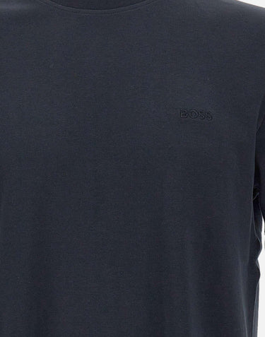 T-shirt in cotone interlock 50554790 404 BOSS 