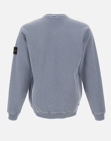 Felpa malfilé effetto "old" 6100034S0060 V0124 STONE ISLAND 