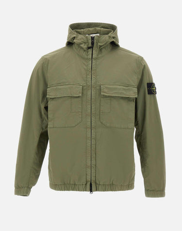 Giacca in twill di cotone stretch 4100077S0A10 V005G STONE ISLAND 