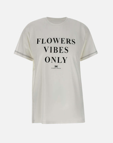 T-shirt in jersey di cotone leggero MA03051E2 270 ELISABETTA FRANCHI 