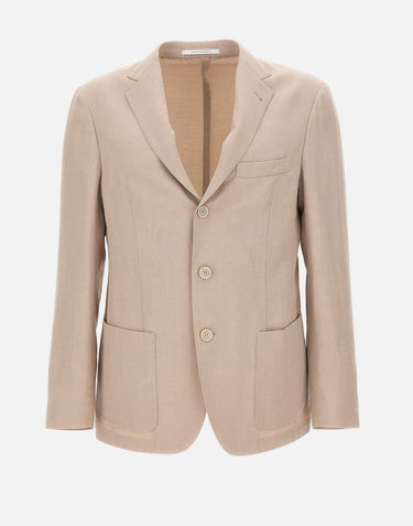 Blazer in misto lyocell e lino M75GIAK09 TES0M11626 ELEVENTY 