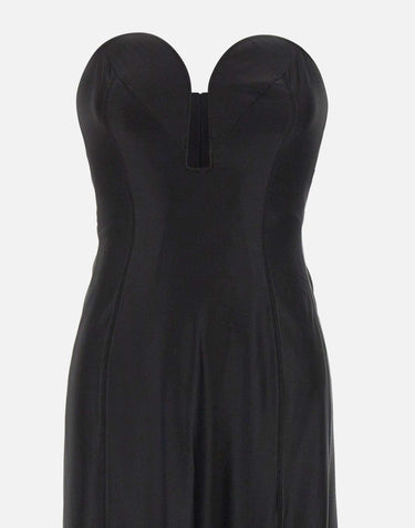 Abito midi con scollo strutturato 26EJR0308VI0267 P001 RABANNE 
