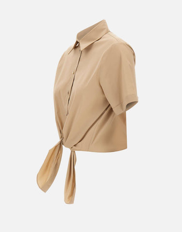 Camicia con nodo CA6281T297A P9574 LIU-JO 